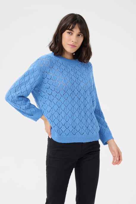 Strickpullover Loose fit blue - Image 3