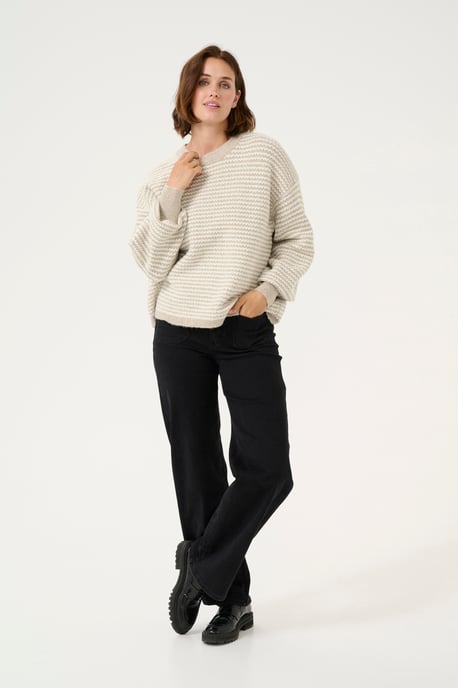 Strickpullover Loose fit cream - Image 2