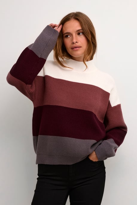 Strickpullover Oversize fit wine - Image 2