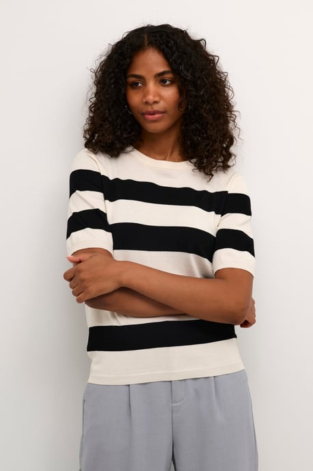 Strickpullover Regular fit black offwhite - Image 2
