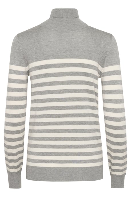 Strickpullover Slim fit grey white - Image 5