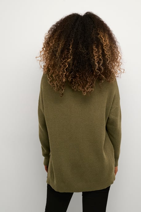 Strickpullover Oversize fit olive - Image 3