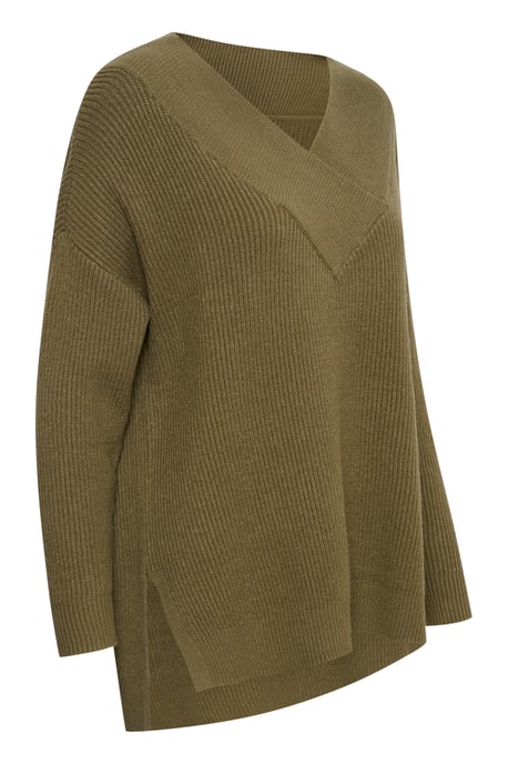 Strickpullover Oversize fit olive - Image 5