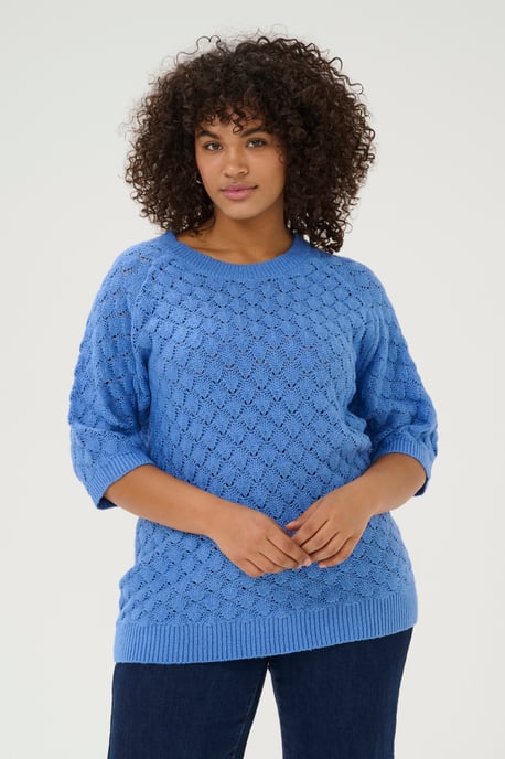 Strickpullover Loose fit blue - Image 3