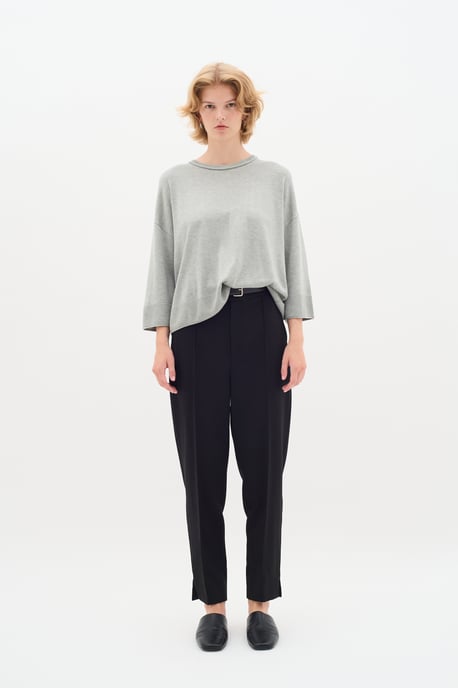 Strickpullover Casual fit light grey - Image 1