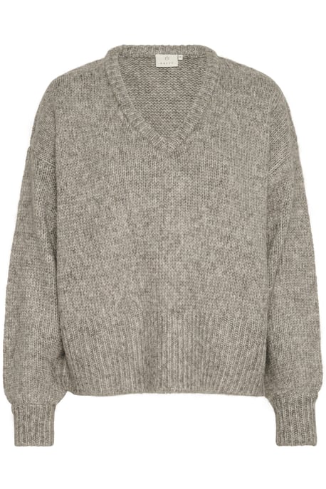 Strickpullover Loose fit light grey - Image 4