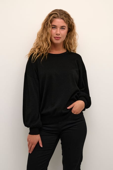 Strickpullover Loose fit black - Image 2