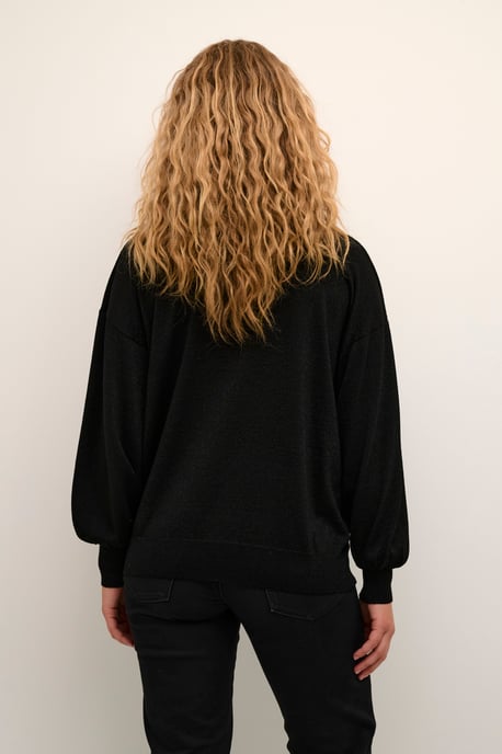 Strickpullover Loose fit black - Image 3