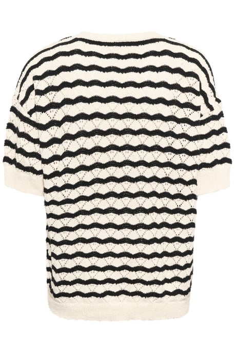 Strickpullover Straight fit black offwhite - Image 5