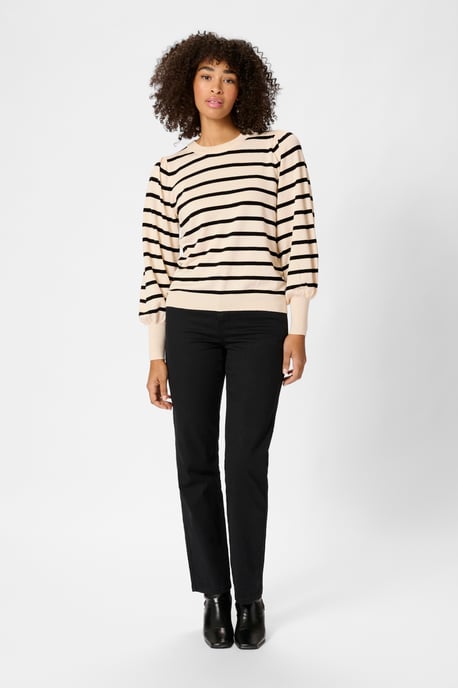Strickpullover Regular fit black offwhite - Image 3