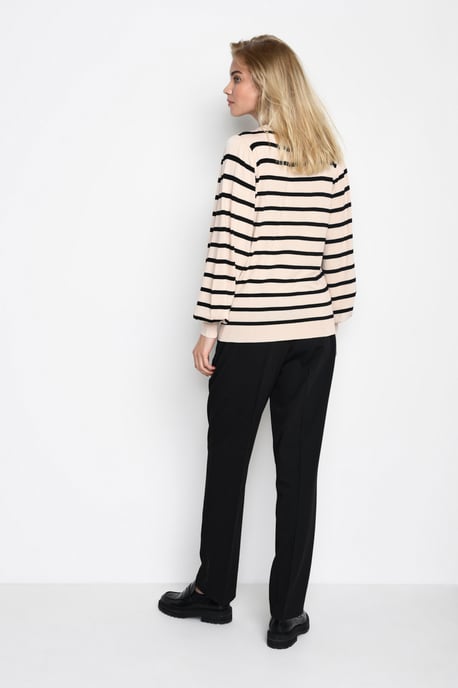 Strickpullover Regular fit black offwhite - Image 5