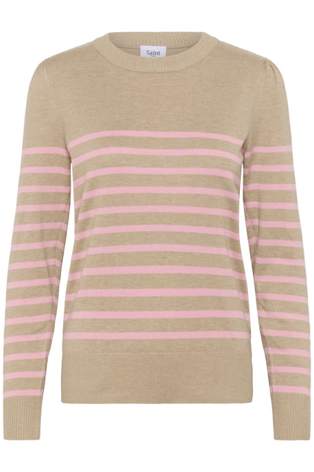 Strickpullover Gerade Passform taupe - Image 4