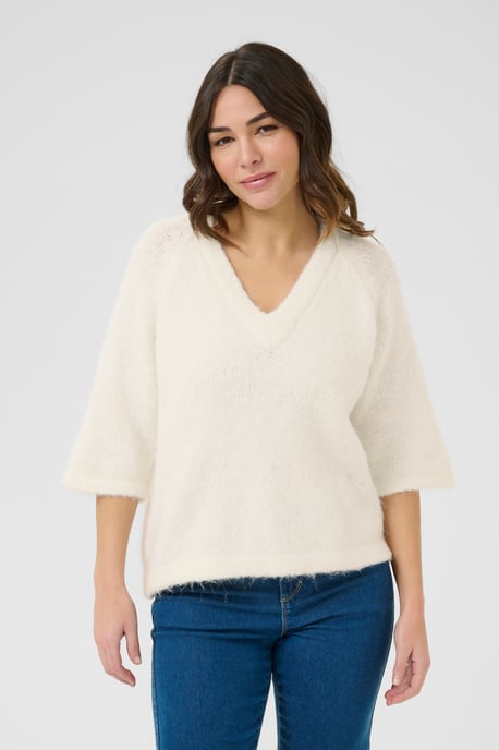 Strickpullover Baggy fit white - Image 3