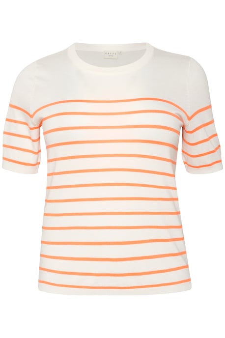 Strickpullover Regular fit white orange - Image 4