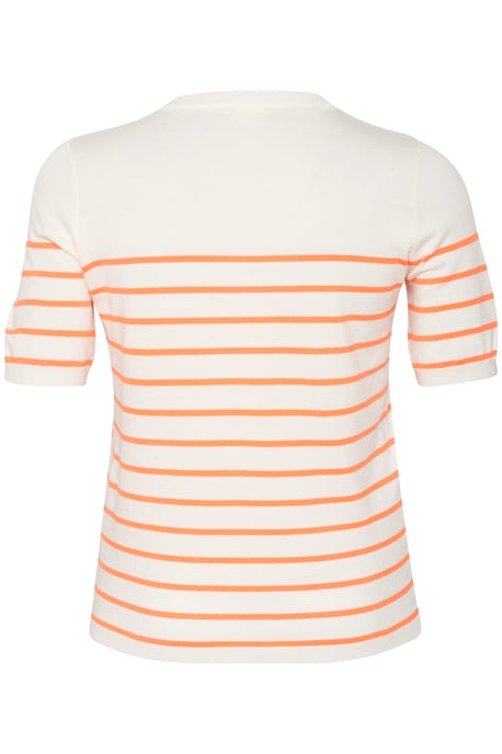 Strickpullover Regular fit white orange - Image 5