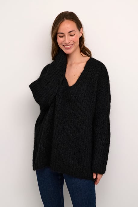 Strickpullover Oversize fit black - Image 4