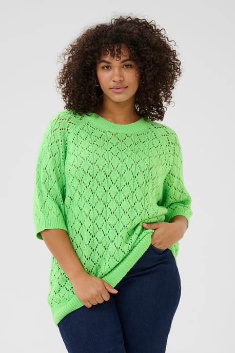 Strickpullover Loose fit light green - Image 3