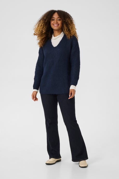 Strickpullover Oversize fit dark blue - Image 2