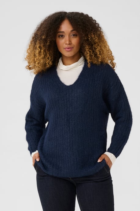 Strickpullover Oversize fit dark blue - Image 5