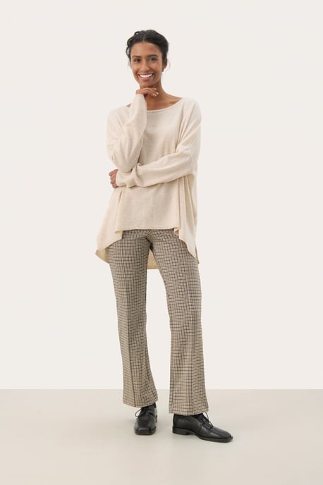 Strickpullover Lockere Passform beige - Image 5