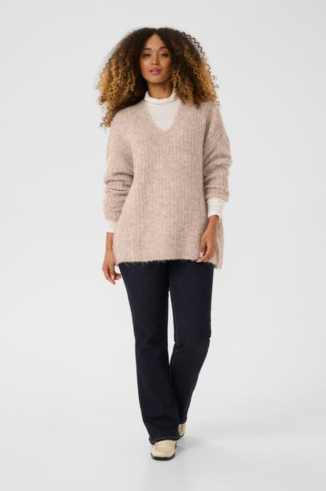 Strickpullover Oversize fit beige - Image 2