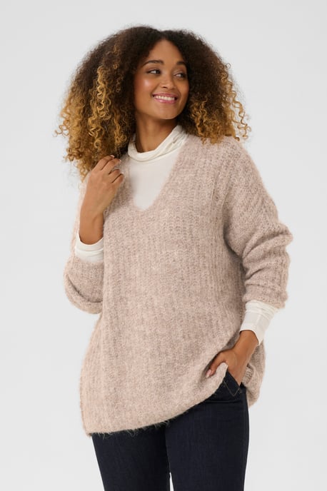 Strickpullover Oversize fit beige - Image 5