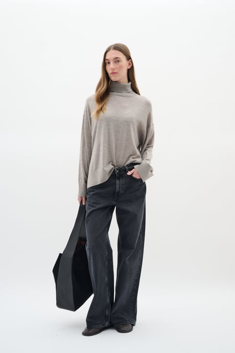 Strickpullover Relaxed fit beige - Image 5