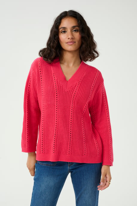Strickpullover Loose fit berry - Image 2