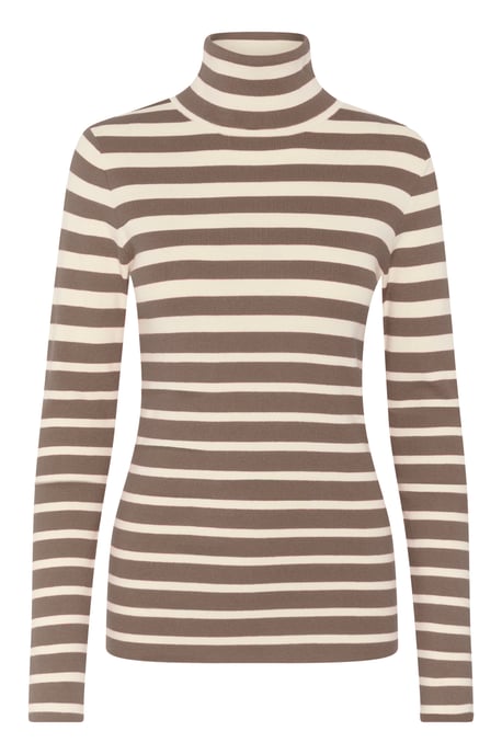 Strickpullover Slim fit brown white - Image 4