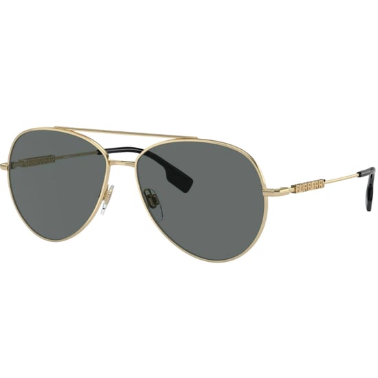 Burberry - Sonnenbrille Mit Dunkelgrauen Gläsern Und Goldenen Gläsern - Image 2