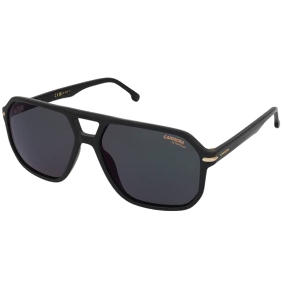 Carrera Sonnenbrille Mit Goldenen Details In Schwarz - Image 2