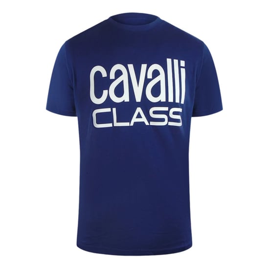 Cavalli Class - T-shirt Der Marke Bold In Blau - Image 1