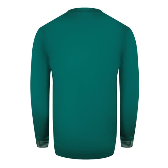 Cavalli Class - Ottanio - Sweatshirt Mit Rundhalsausschnitt Und Kräftigem Multi-logo In Grün - Image 2