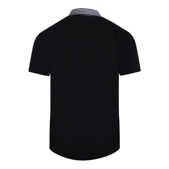 Cavalli Class - Schwarzes Poloshirt Mit Gestreiftem Kragen - Image 2