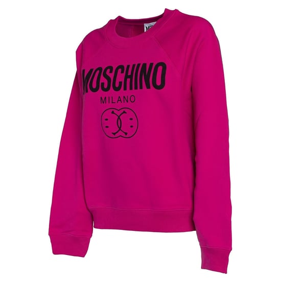 Moschino Milano Double Smiley Fuxia Pullover - Image 3
