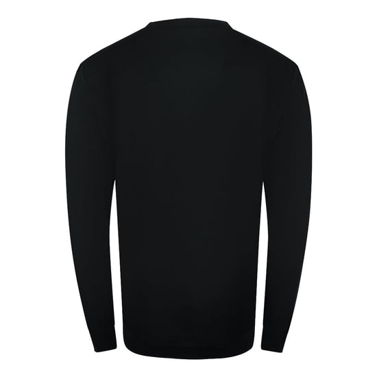 Cavalli Class - Schwarzes Sweatshirt Mit Rundhalsausschnitt Und Leuchtendem Blumenlogo - Image 2