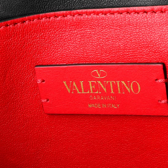 Valentino Kleine Vlock-Schultertasche mit Kette aus Leder - Image 4