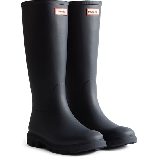 Hunter Downpour Tall Boot Damen Gummistiefel In Marineblau - Image 1