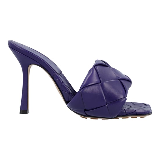 Bottega Veneta Damen Lido Padded Mule aus lila Lammleder - Image 5