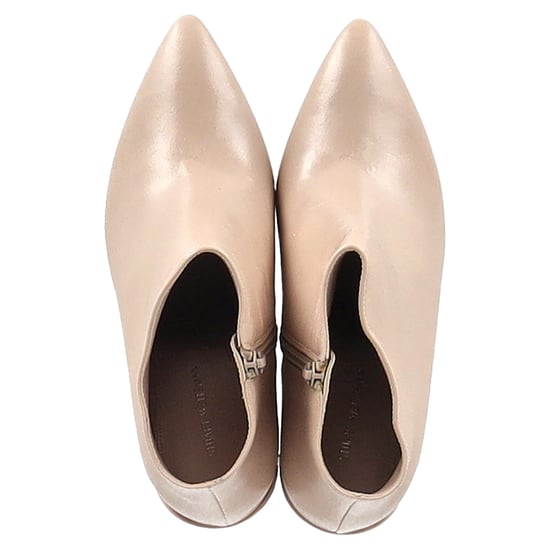 Stuart Weitzman Block-Absatz Stiefeletten aus Nude-Leder - Image 3