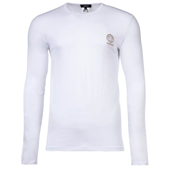 Versace T-Shirt Bi-Pack Jersey Topeka Bi-Stretch Cotton Organic New Logo Longsleeve - Image 2