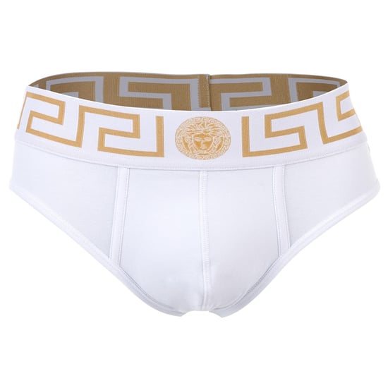 Versace Underpants Tri-Pack Jersey Topeka Bi-Stretch Cotton Organic New Logo Brief - Image 4