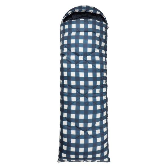 Mountain Warehouse - Schlafsack "Mid Season", Kariert (Dunkelblau) - Image 1