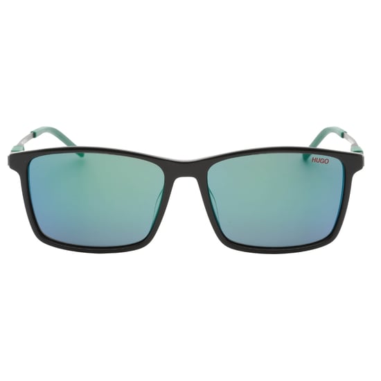 Hugo Boss – Grüne Sonnenbrille mit mehrschichtigen Gläsern und grünem Rahmen - Image 2