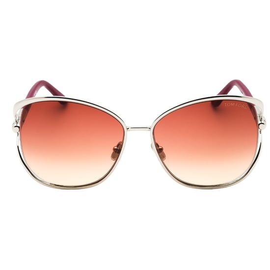 Tom Ford Marta – Sonnenbrille in glänzendem Palladiumsilber - Image 2