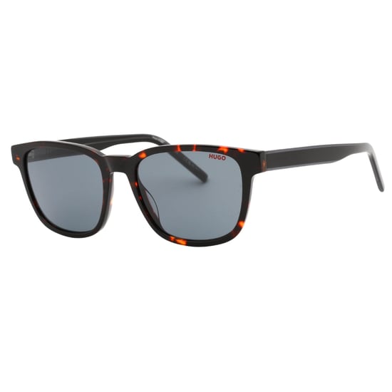Hugo Boss – Sonnenbrille in Havanna-Rot mit dunklem Rahmen - Image 1