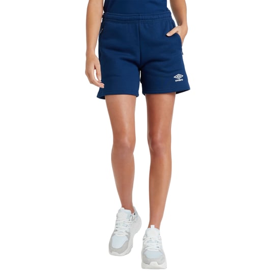 Umbro - "Club Leisure" Shorts für Damen (Marineblau/Weiß) - Image 3