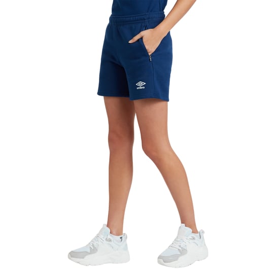 Umbro - "Club Leisure" Shorts für Damen (Marineblau/Weiß) - Image 4