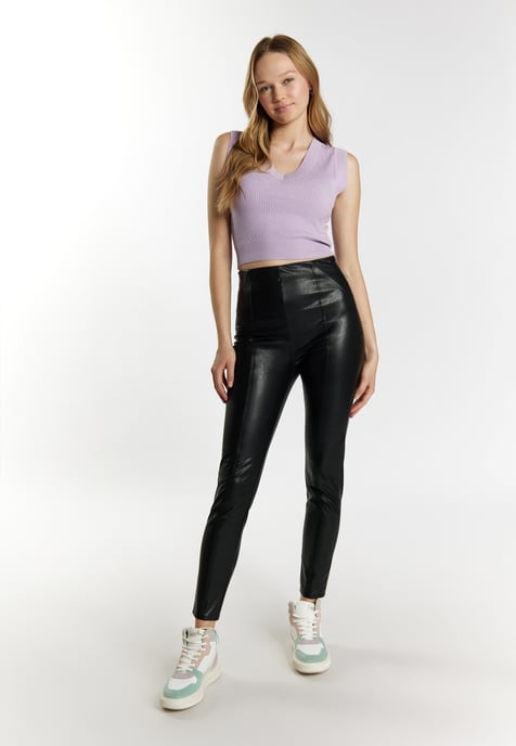 Mymo strickpullunder Damen violett - Image 2