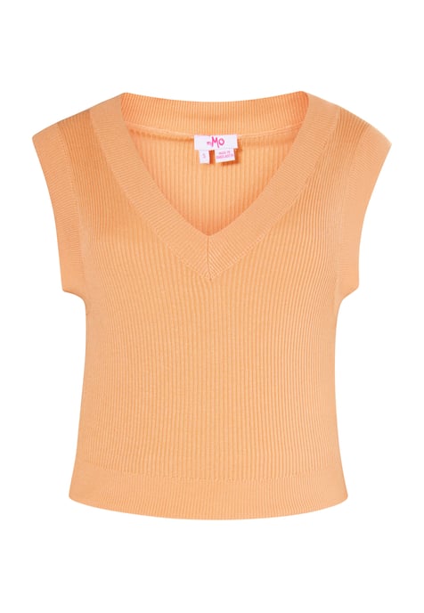 Mymo strickpullunder Damen orange - Image 1